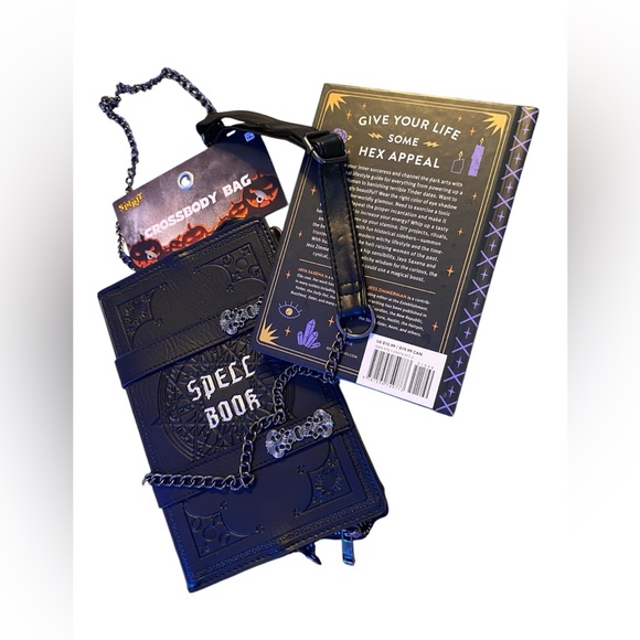 Spell Book Carrier/ Crossbody Bag & Basic Witches How To Summon Success Book - Picture 7 of 12